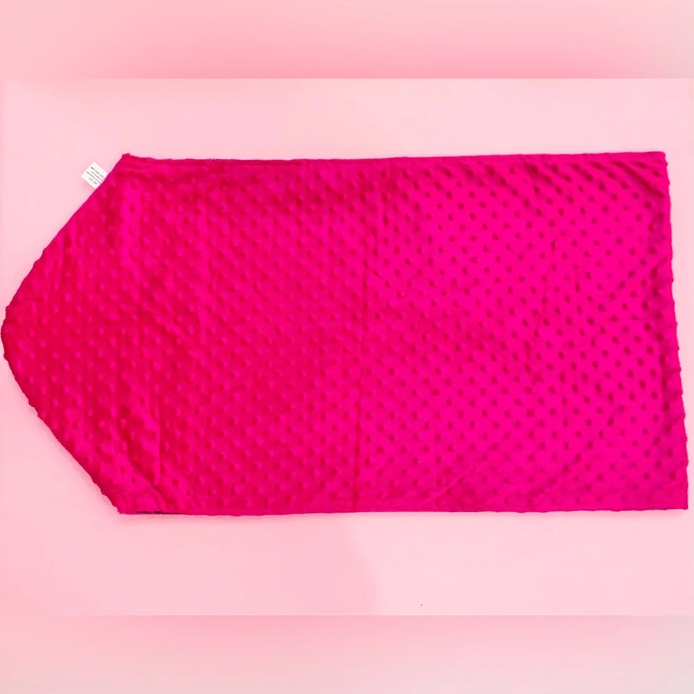 Hot Pink Pet Velour Sling Carrier Knapsack Blanket Reversible Black Faux Fur - Picture 7 of 13